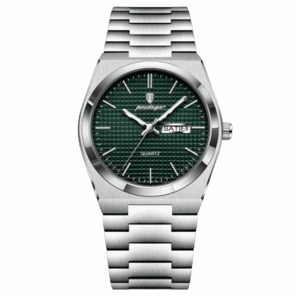 POEDAGAR Dotted Quartz Wrist Watch